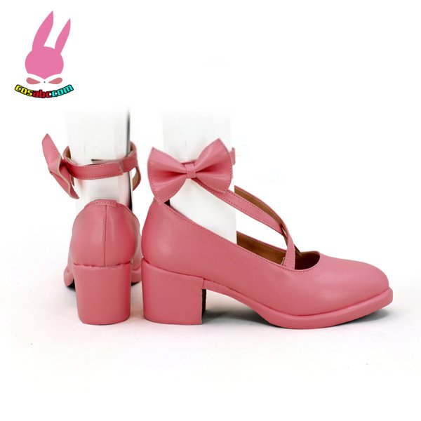 画像2: cosabc バンドリ！ Bang Dream! 丸山彩 まるやまあや 風 コスプレ靴 コスチューム コスプレシューズ イベント ハロウィン (2)
