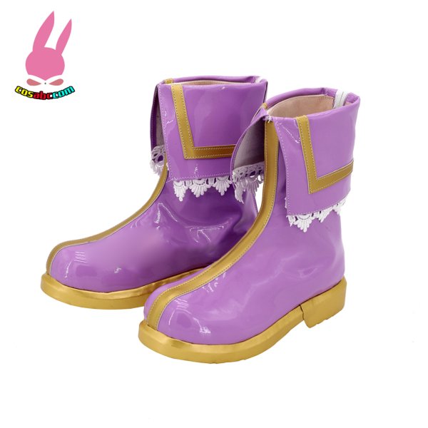 画像3: cosabc バンドリ！ Bang Dream! 市ヶ谷有咲 風 コスプレ靴 コスチューム コスプレシューズ イベント ハロウィン (3)