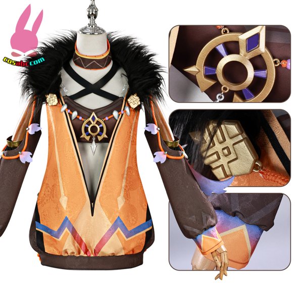 画像3: cosabc 原神　イアンサ  風 コスプレ衣装 イベント 演出服 二次会 コスチューム パーティー ハロウィン (3)