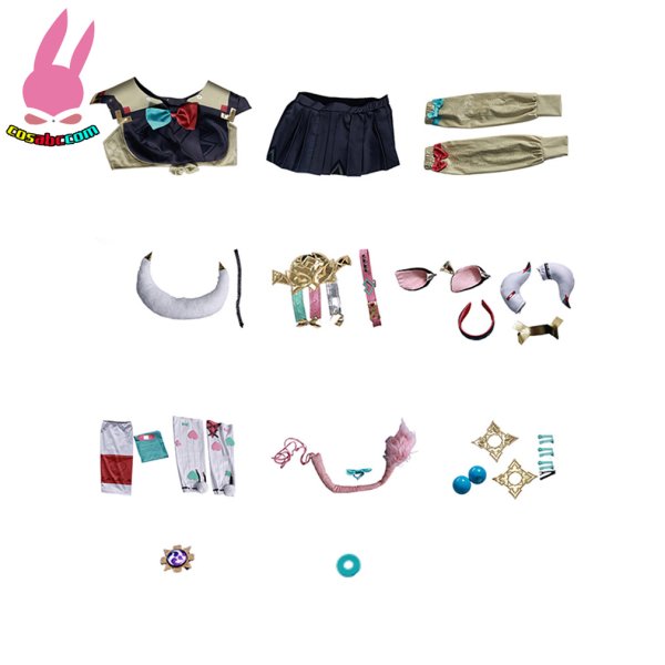 画像10: cosabc 原神　ヴァレサ  風 コスプレ衣装 イベント 演出服 二次会 コスチューム パーティー ハロウィン (10)