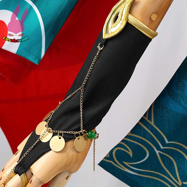 画像8: cosabc 崩壊スターレイル 雲璃うんり 風 コスプレ衣装 イベント 演出服 二次会 コスチューム パーティー ハロウィン (8)