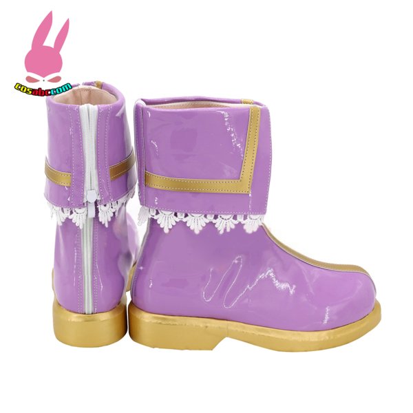 画像2: cosabc バンドリ！ Bang Dream! 市ヶ谷有咲 風 コスプレ靴 コスチューム コスプレシューズ イベント ハロウィン (2)