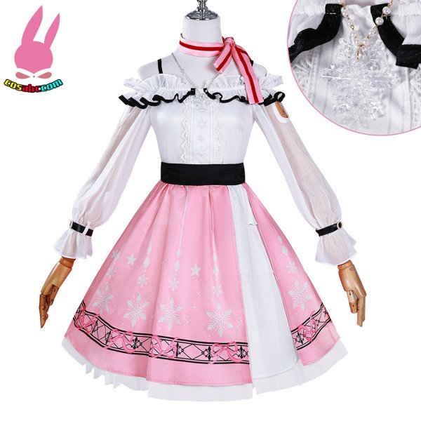 画像2: cosabc インフィニティニキ ニキ 風 コスプレ衣装 イベント 演出服 二次会 コスチューム パーティー ハロウィン (2)