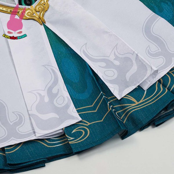 画像13: cosabc 崩壊スターレイル 雲璃うんり 風 コスプレ衣装 イベント 演出服 二次会 コスチューム パーティー ハロウィン (13)