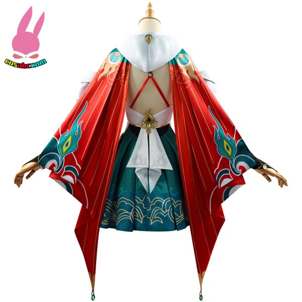 画像3: cosabc 崩壊スターレイル 雲璃うんり 風 コスプレ衣装 イベント 演出服 二次会 コスチューム パーティー ハロウィン (3)