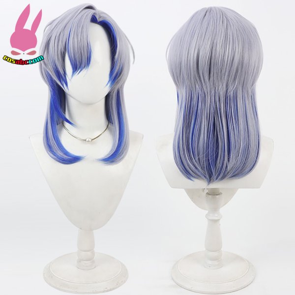 画像5: cosabc YouTuber VTuber にじさんじ ミラン・ケストレル  風 コスプレウィッグ かつら コスチューム イベント 変装 仮装 パーティー ハロウィン (5)