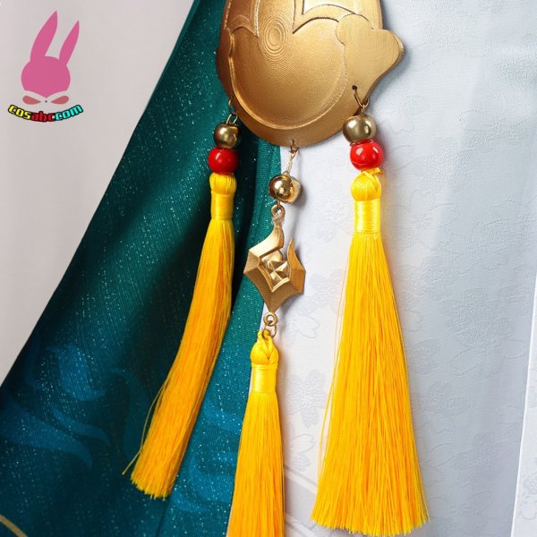 画像22: cosabc 崩壊スターレイル 雲璃うんり 風 コスプレ衣装 イベント 演出服 二次会 コスチューム パーティー ハロウィン (22)