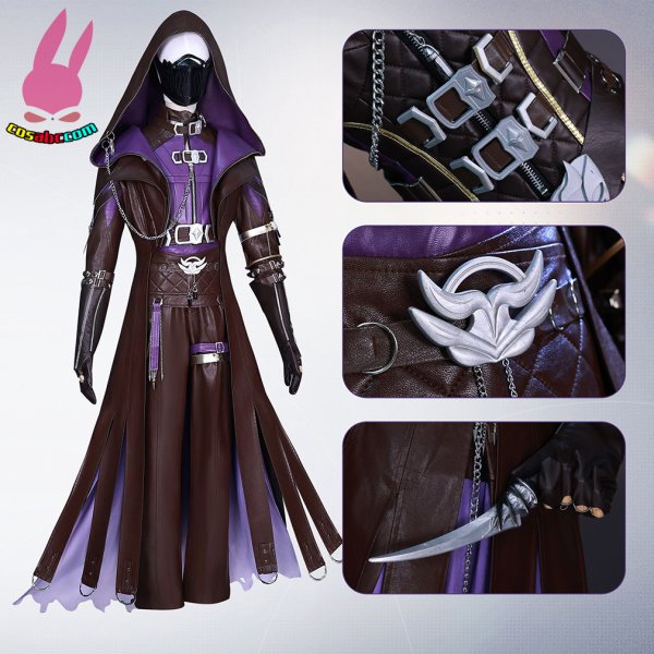 画像2: cosabc 恋と深空　ホムラ 闇夜の行方 風 コスプレ衣装 イベント 演出服 二次会 コスチューム パーティー ハロウィン (2)