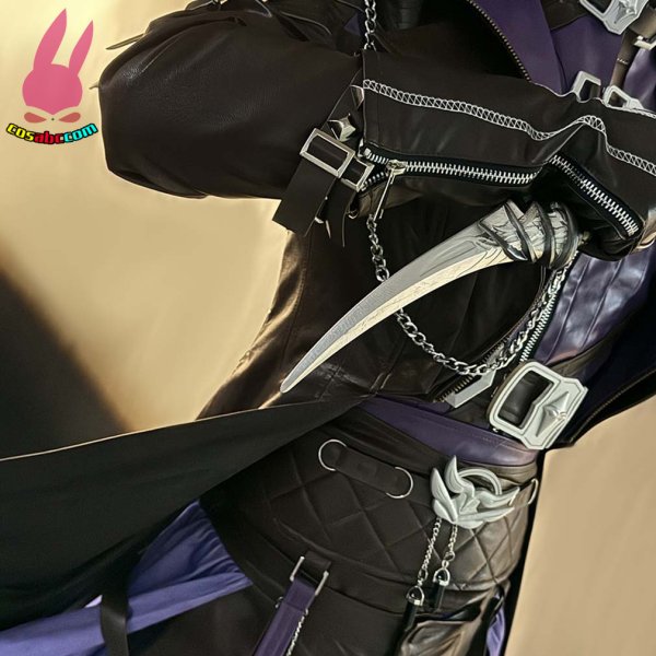 画像4: cosabc 恋と深空　ホムラ 闇夜の行方 風 コスプレ衣装 イベント 演出服 二次会 コスチューム パーティー ハロウィン (4)