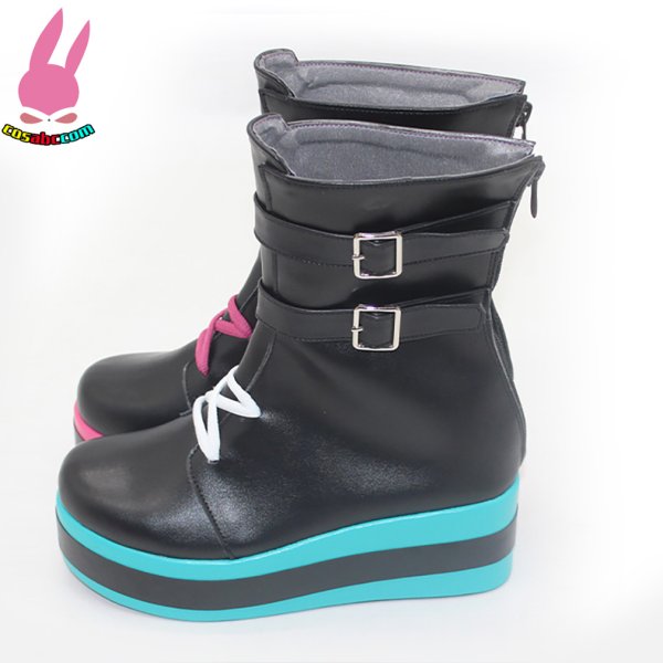 画像2: cosabc vtuber vspo 紫宮るな 風 コスプレ靴 コスチューム コスプレシューズ イベント ハロウィン (2)