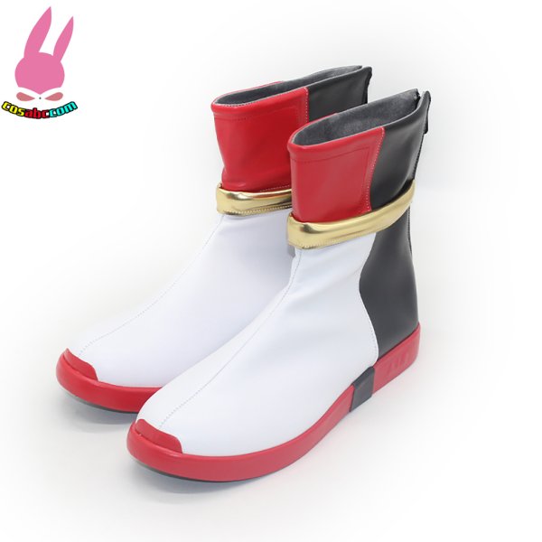 画像2: cosabc ソニックシリーズ  シャドウ・ザ・ヘッジホッグ 風 コスプレ靴 コスチューム コスプレシューズ イベント ハロウィン (2)