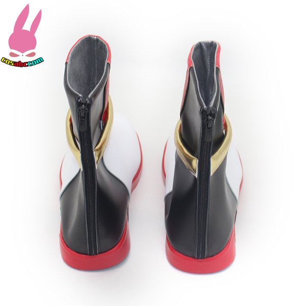 画像5: cosabc ソニックシリーズ  シャドウ・ザ・ヘッジホッグ 風 コスプレ靴 コスチューム コスプレシューズ イベント ハロウィン (5)