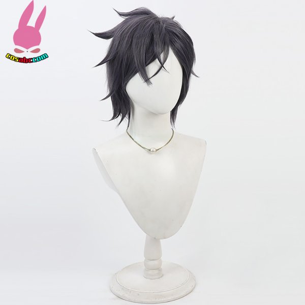 画像2: cosabc 刀剣乱舞 明石国行 あかしくにゆき  風 コスプレウィッグ かつら コスチューム イベント 変装 仮装 パーティー ハロウィン (2)