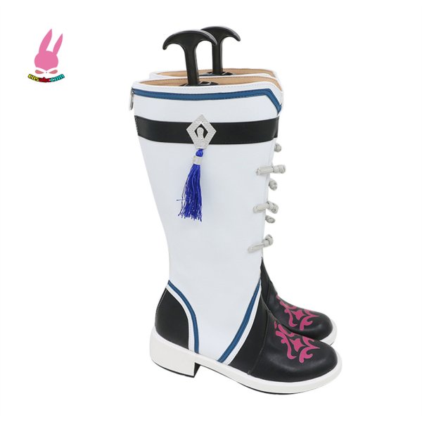 画像2: cosabc あんさんぶるスターズ 月永レオ つきながれお 風 コスプレ靴 コスチューム コスプレシューズ イベント ハロウィン (2)