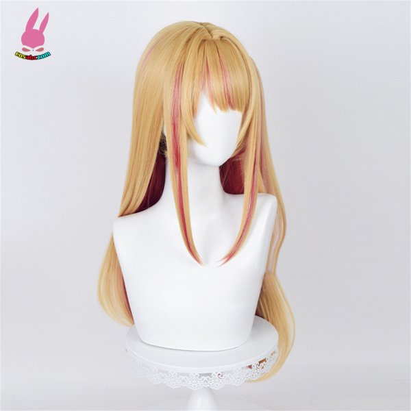 画像2: cosabc 推しの子 ルビー 風 コスプレウィッグ かつら コスチューム イベント 変装 仮装 パーティー ハロウィン (2)