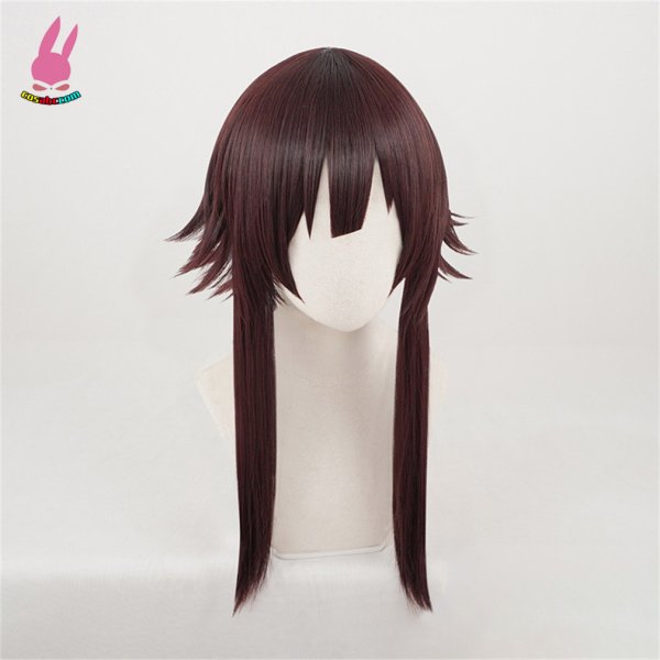 画像2: cosabc この素晴らしい世界に祝福を！めぐみん 風 コスプレウィッグ かつら コスチューム イベント 変装 仮装 パーティー ハロウィン (2)