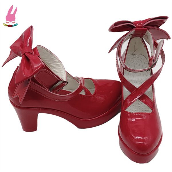 画像4: cosabc 魔法少女まどか☆マギカ 鹿目まどか 風 コスプレ靴 コスチューム コスプレシューズ イベント ハロウィン (4)