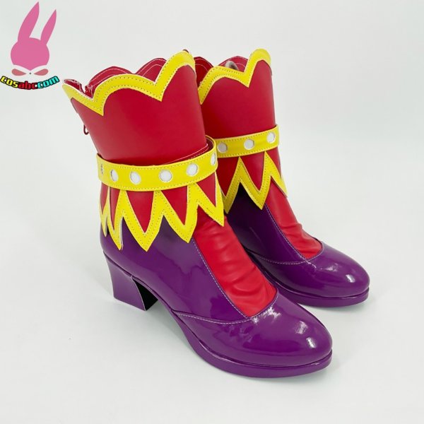 画像3: cosabc ウマ娘 プリティーダービー マーベラスサンデー 風 コスプレ靴 コスチューム コスプレシューズ イベント ハロウィン (3)