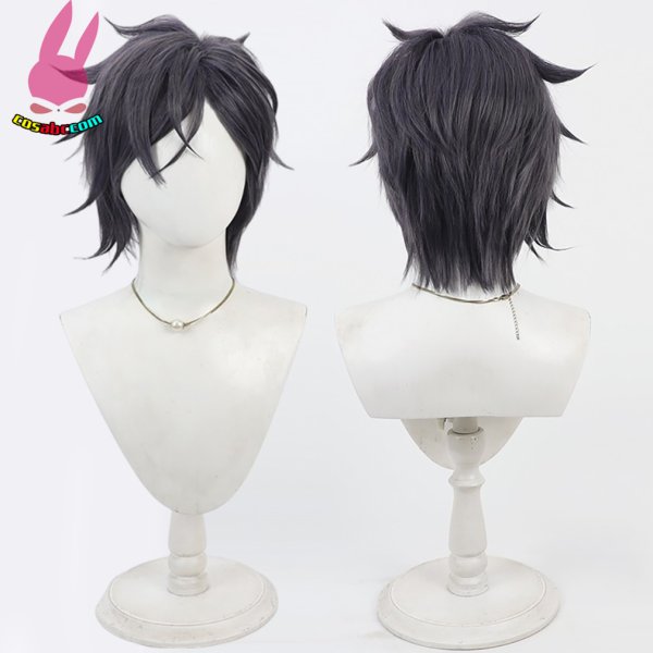 画像5: cosabc 刀剣乱舞 明石国行 あかしくにゆき  風 コスプレウィッグ かつら コスチューム イベント 変装 仮装 パーティー ハロウィン (5)