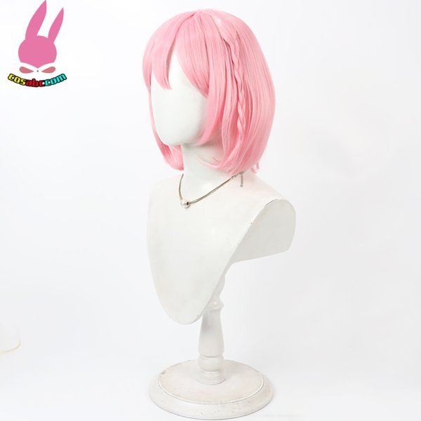 画像3: cosabc オンゲキ 星咲あかり  風 コスプレウィッグ かつら コスチューム イベント 変装 仮装 パーティー ハロウィン (3)