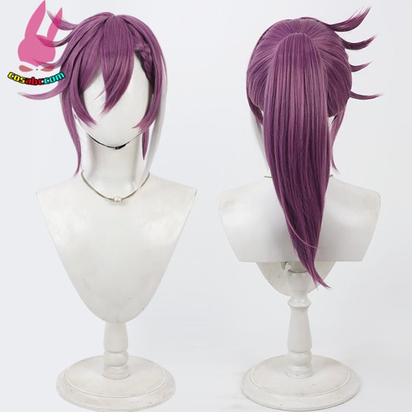 画像5: cosabc YouTuber VTuber TEMPUS 万象院ハッカ  風 コスプレウィッグ かつら コスチューム イベント 変装 仮装 パーティー ハロウィン (5)