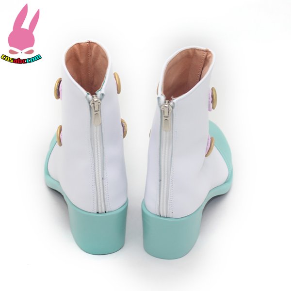 画像5: cosabc バンドリ BanG Dream! 弦巻こころ つるまきこころ 風 コスプレ靴 コスチューム コスプレシューズ イベント ハロウィン (5)