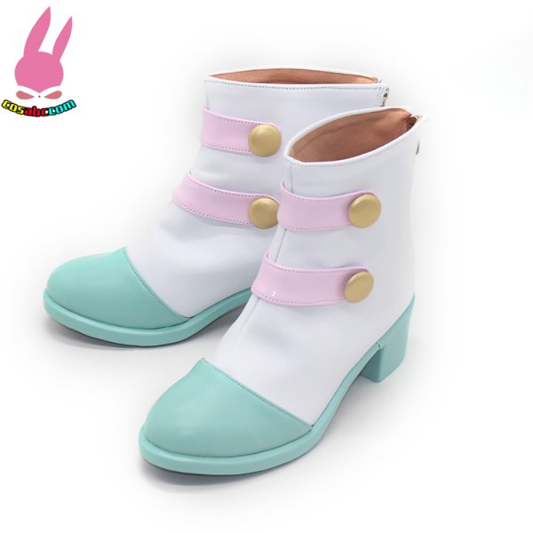 画像4: cosabc バンドリ BanG Dream! 弦巻こころ つるまきこころ 風 コスプレ靴 コスチューム コスプレシューズ イベント ハロウィン (4)