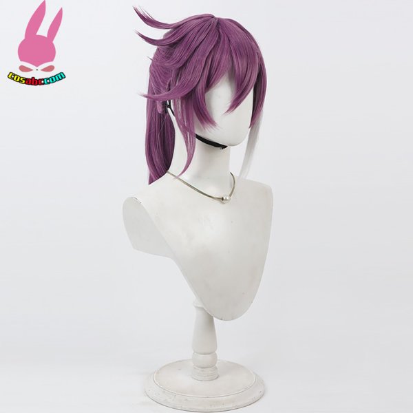 画像2: cosabc YouTuber VTuber TEMPUS 万象院ハッカ  風 コスプレウィッグ かつら コスチューム イベント 変装 仮装 パーティー ハロウィン (2)