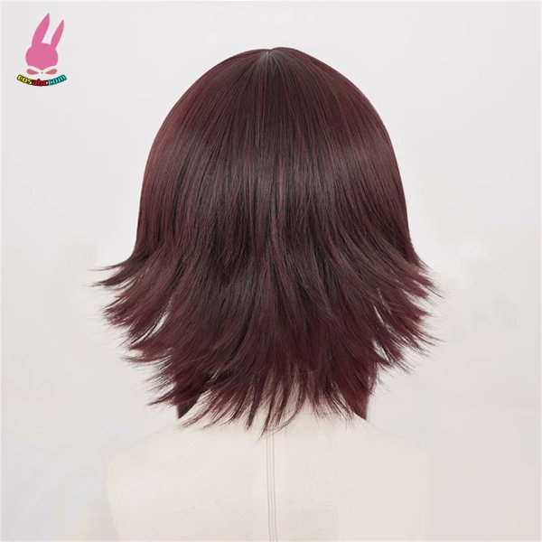 画像4: cosabc この素晴らしい世界に祝福を！めぐみん 風 コスプレウィッグ かつら コスチューム イベント 変装 仮装 パーティー ハロウィン (4)