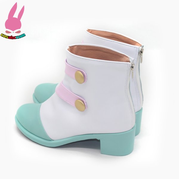 画像3: cosabc バンドリ BanG Dream! 弦巻こころ つるまきこころ 風 コスプレ靴 コスチューム コスプレシューズ イベント ハロウィン (3)