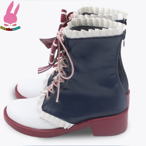 画像3: cosabc バーチャルYouTuber ミリー・パフェ 風 コスプレ靴 コスチューム コスプレシューズ イベント ハロウィン パーティー (3)