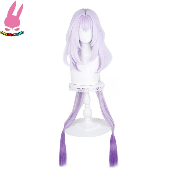画像2: cosabc 崩壊:スターレイル　遐蝶 風 コスプレウィッグ かつら コスチューム イベント 変装 仮装 パーティー ハロウィン (2)