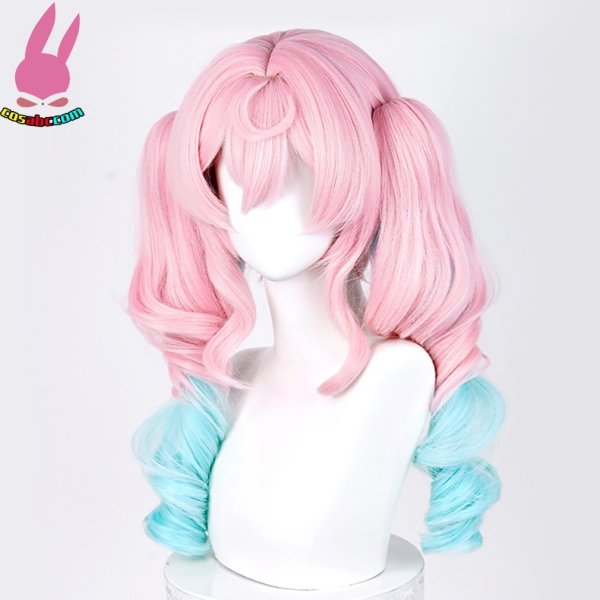 画像2: cosabc 崩壊 スターレイル 风堇 ヒアンシー 風 コスプレウィッグ かつら コスチューム イベント 変装 仮装 パーティー ハロウィン (2)