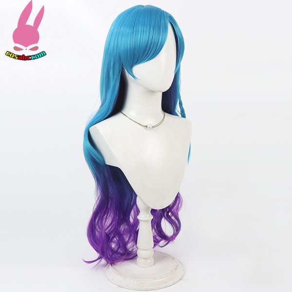 画像2: cosabc アイカツ 風沢そら  風 コスプレウィッグ かつら コスチューム イベント 変装 仮装 パーティー ハロウィン (2)