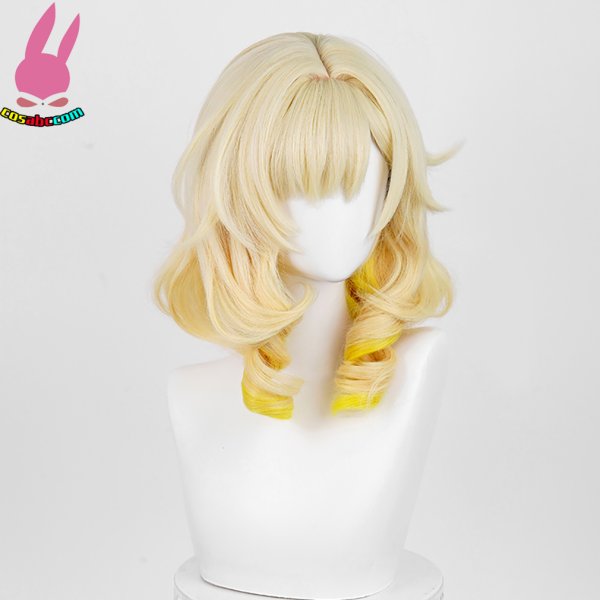 画像2: cosabc 崩壊:スターレイル　アグライア 風 コスプレウィッグ かつら コスチューム イベント 変装 仮装 パーティー ハロウィン (2)