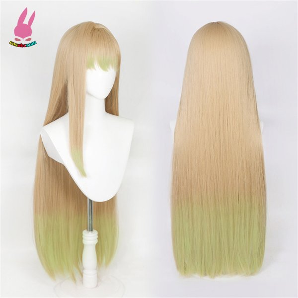 画像2: cosabc おとなりに銀河 五色しおり 風 コスプレウィッグ かつら コスチューム イベント 変装 仮装 パーティー ハロウィン (2)