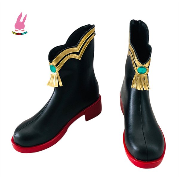 画像2: cosabc あんさんぶるスターズ 月永レオ つきながれお 風 コスプレ靴 コスチューム コスプレシューズ イベント ハロウィン (2)