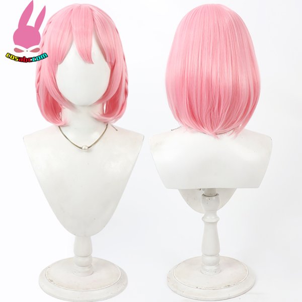 画像5: cosabc オンゲキ 星咲あかり  風 コスプレウィッグ かつら コスチューム イベント 変装 仮装 パーティー ハロウィン (5)