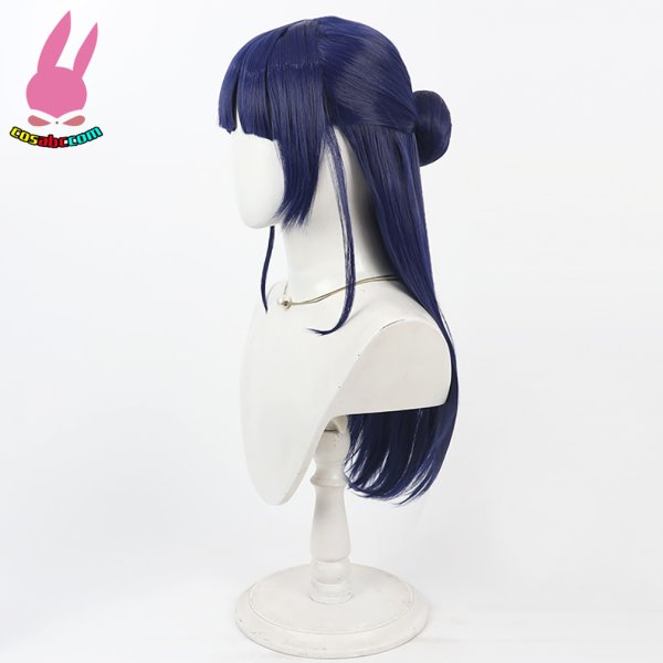 画像4: cosabc キミとアイドルプリキュア 蒼風なな 風 コスプレウィッグ かつら コスチューム イベント 変装 仮装 パーティー ハロウィン (4)