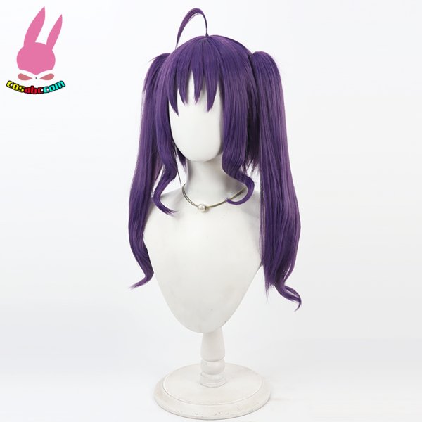 画像4: cosabc キミとアイドルプリキュア 紫雨こころ 風 コスプレウィッグ かつら コスチューム イベント 変装 仮装 パーティー ハロウィン (4)
