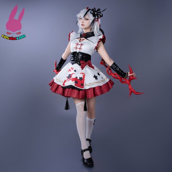 画像2: cosabc 鳴潮　めいちょう　ツバキ   風 コスプレ衣装 イベント 演出服 二次会 コスチューム パーティー ハロウィン (2)