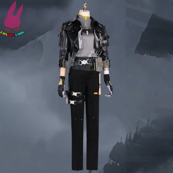 画像7: cosabc 鳴潮 主人公 漂泊者 ひょうはくしゃ 風 コスプレ衣装 イベント 演出服 二次会 コスチューム パーティー ハロウィン (7)