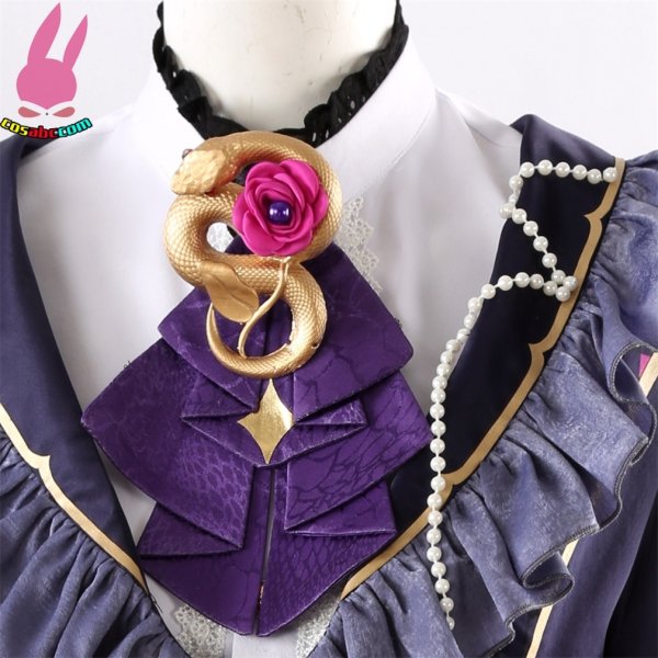 画像6: cosabc あんさんぶるスターズ！！Musicのクロステーマスカウト 傾慕の華 恍惚　巴日和　葵 ゆうた　衣更 真緒 風 コスプレ衣装 イベント 演出服 二次会 コスチューム パーティー ハロウィン (6)