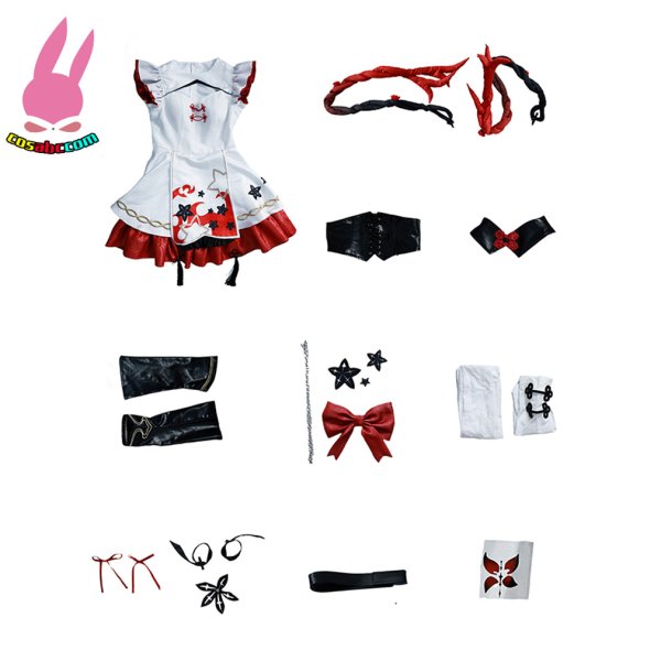 画像7: cosabc 鳴潮　めいちょう　ツバキ   風 コスプレ衣装 イベント 演出服 二次会 コスチューム パーティー ハロウィン (7)