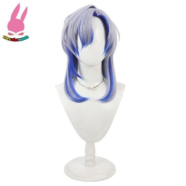 画像2: cosabc VTuber にじさんじ ミラン・ケストレル 風 コスプレウィッグ かつら コスチューム イベント 変装 仮装 パーティー ハロウィン (2)
