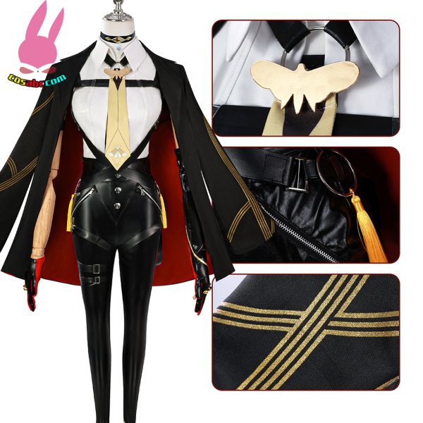 画像2: cosabc ゼンレスゾーンゼロ イヴリン・シェヴァリエ  風 コスプレ衣装 イベント 演出服 二次会 コスチューム パーティー ハロウィン (2)