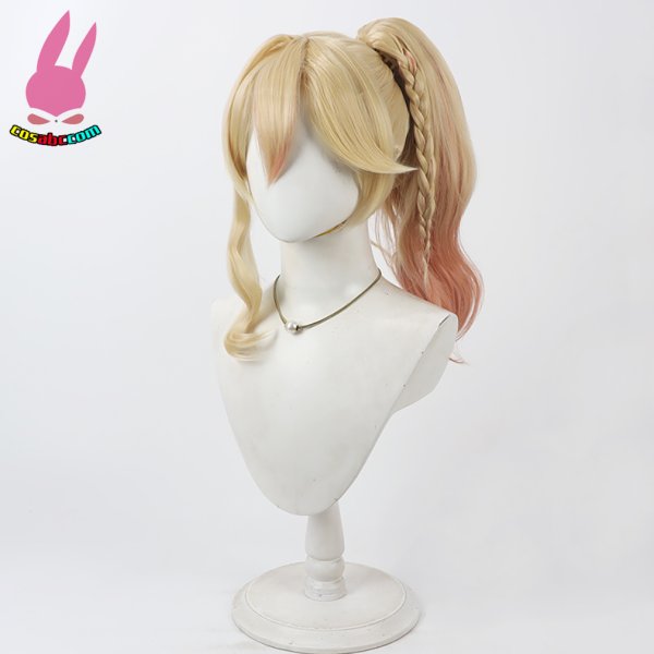 画像4: cosabc 崩壊3rd デュランダル ソラリス 風 コスプレウィッグ かつら コスチューム イベント 変装 仮装 パーティー ハロウィン (4)