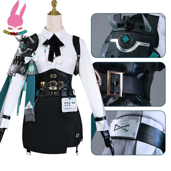 画像2: cosabc ゼンレスゾーンゼロ 月城柳 つきしろやなぎ  風 コスプレ衣装 イベント 演出服 二次会 コスチューム パーティー ハロウィン (2)