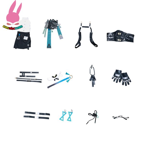 画像8: cosabc ゼンレスゾーンゼロ 月城柳 つきしろやなぎ  風 コスプレ衣装 イベント 演出服 二次会 コスチューム パーティー ハロウィン (8)