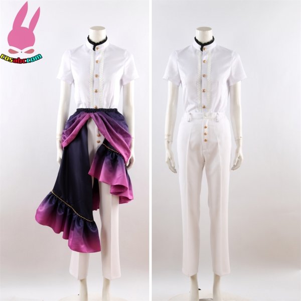 画像5: cosabc あんさんぶるスターズ！！Musicのクロステーマスカウト 傾慕の華 恍惚　巴日和　葵 ゆうた　衣更 真緒 風 コスプレ衣装 イベント 演出服 二次会 コスチューム パーティー ハロウィン (5)